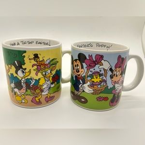 VTG Walt Disney Mug Mickey Mouse Easter Mugs